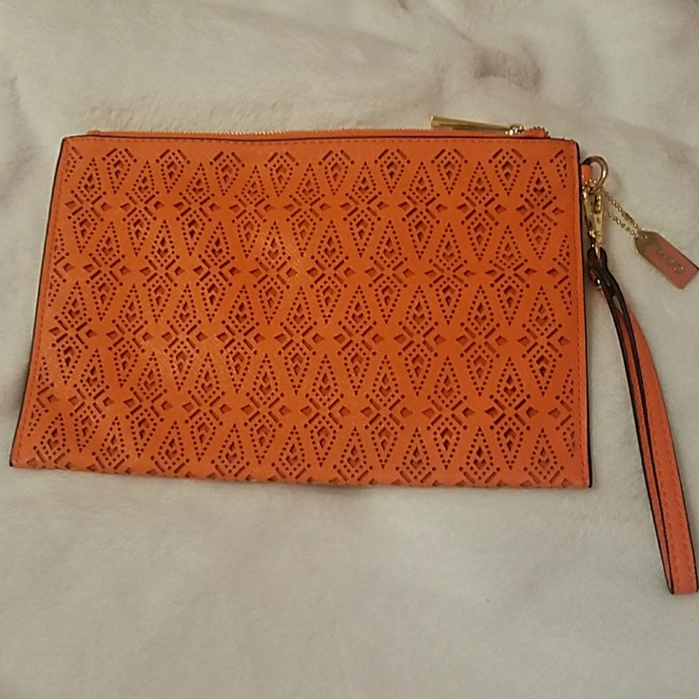 Aldo Orange Clutch
